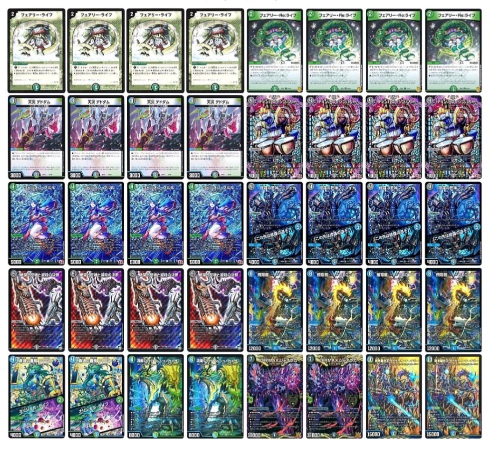 青緑ジャイアントデッキ 環境デッキ デュエマ D1546 デュエル