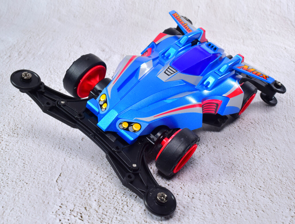 エアロミニ四駆シリーズ ブレイジングマックス プリズムブルー