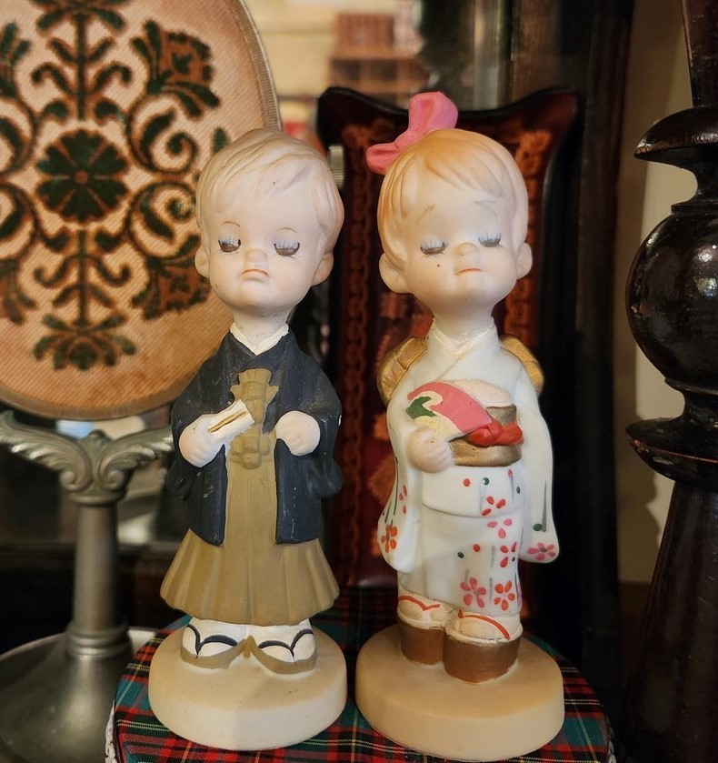 昭和レトロ 高島屋ローズちゃん お正月晴れ着姿ペア人形(1970年