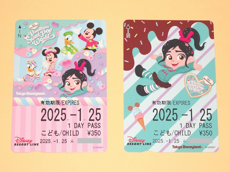 30周年【使用済】2013年度 ディズニーリゾートライン 切符 パス リゾラ