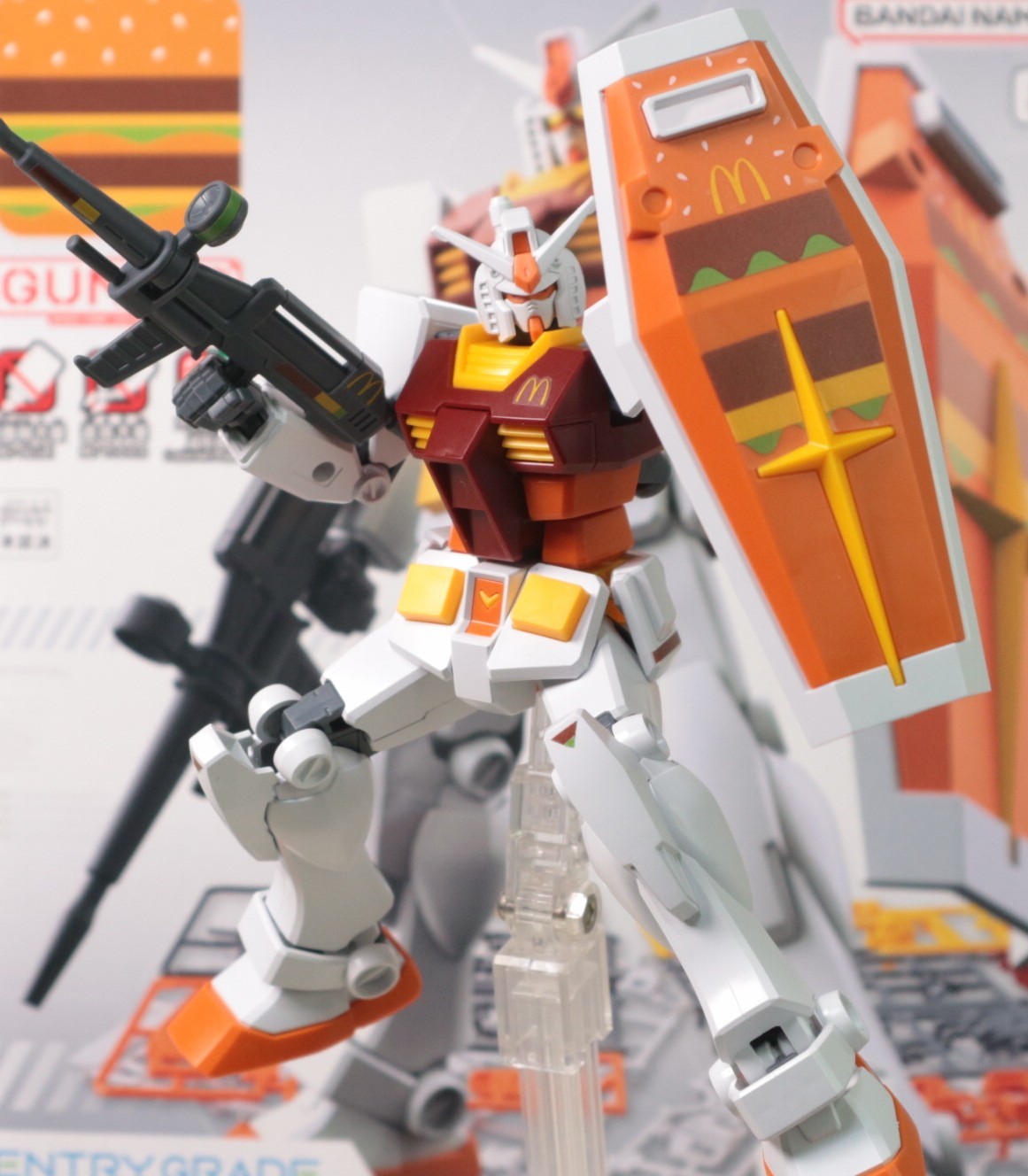 ENTRY GRADE 1/144 RX-78-2 ガンダム[ビッグマックカラー]の素組みのご