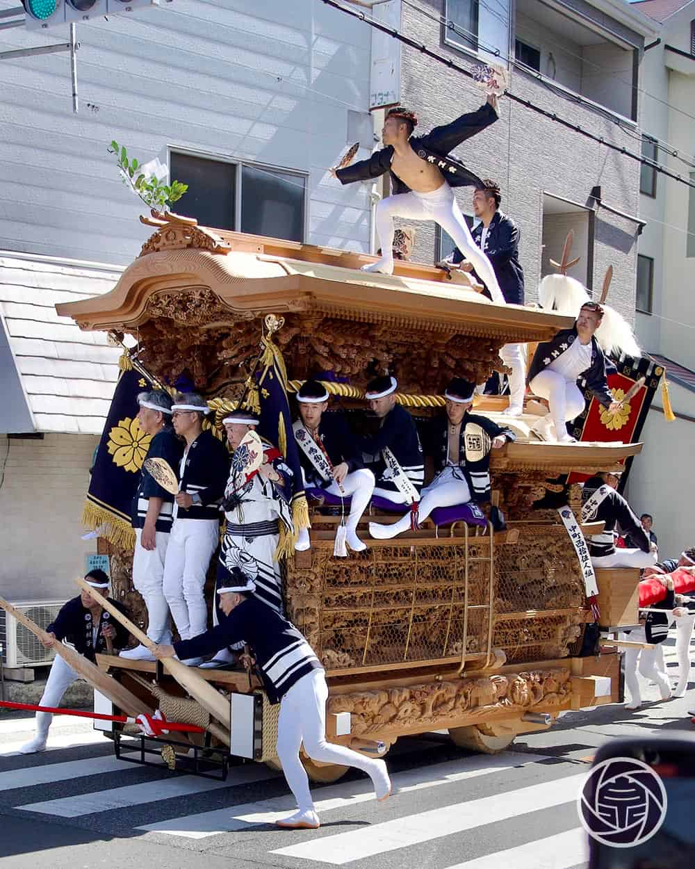 深井中町西のだんじり（堺市・深井地区）泉祭記