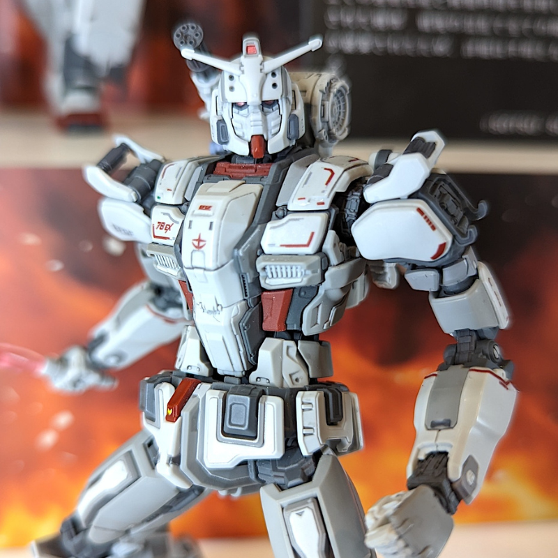 HG 機動戦士ガンダム 復讐のレクイエ厶ガンダム EX全塗装済 完成品
