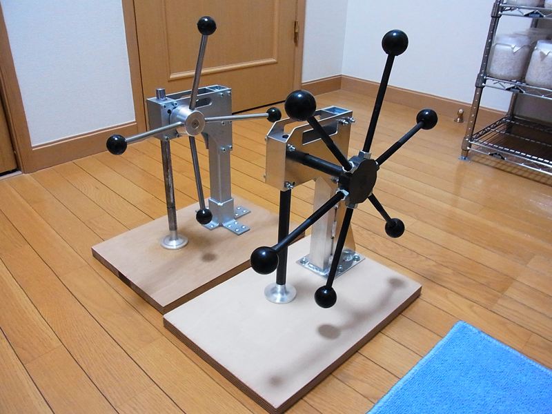 プレス機 菌糸ボトル作成 自作 クワガタ カブトムシ