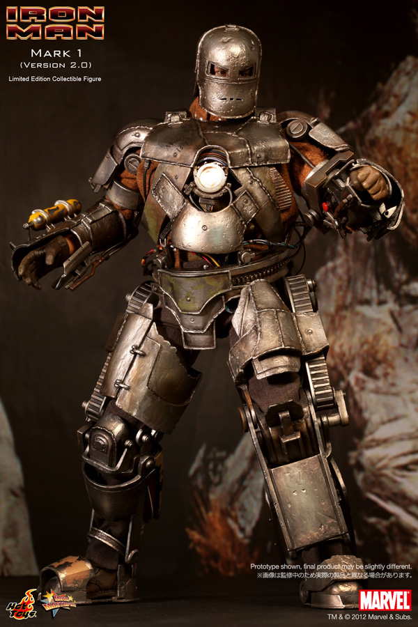 Hot Toys MMS605D40B Ironman 1 Ironman Mark 1 Diecast Collectibles