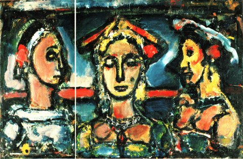 ジョルジュ・ルオー サーカス 曲芸師 1930年 銅版画 アクアチント 限定