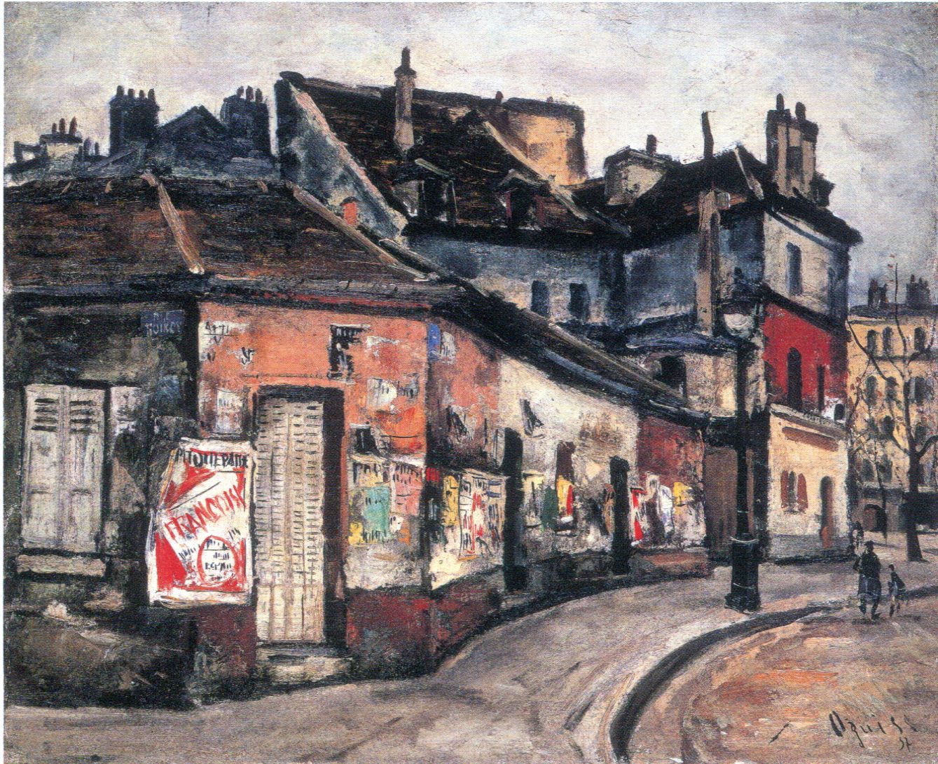 街角ホテル 荻須高徳 Gallery Gen-so-ka 荻須高徳『街角のホテル』など