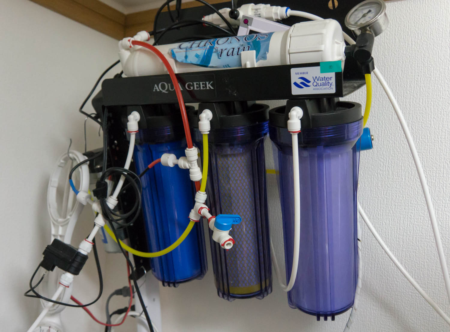 クロノスレインの活性炭＆セディメントフィルタ交換 | ZEO水槽日記