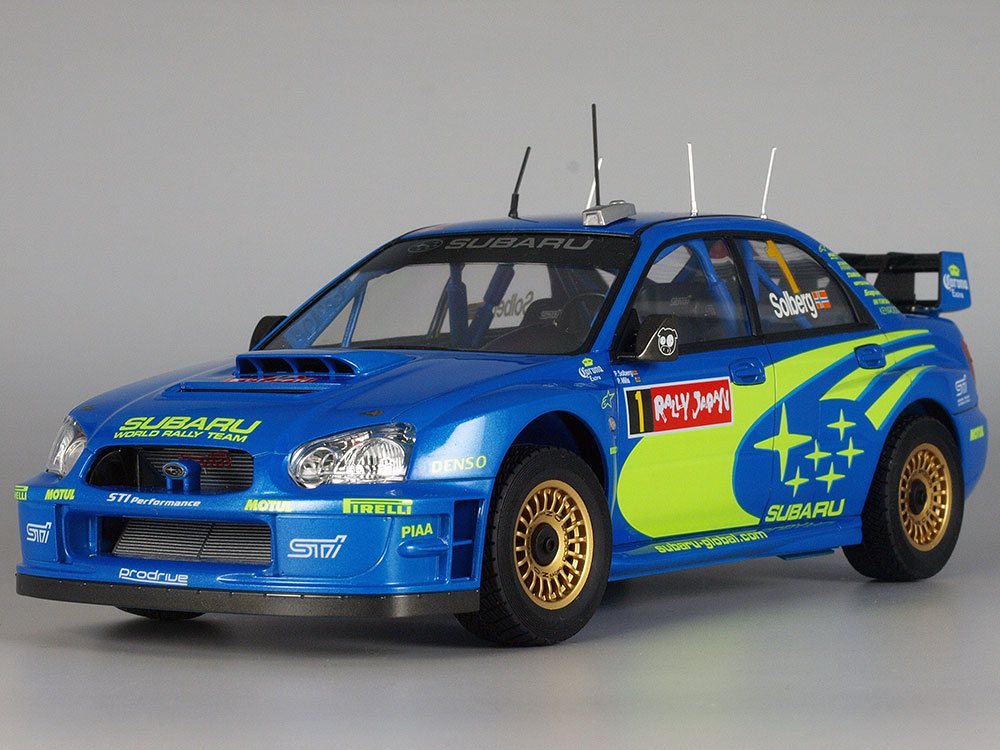 絶版 タミヤ 1/24 スバル・インプレッサ 2004 ラリー・ジャパン優勝車
