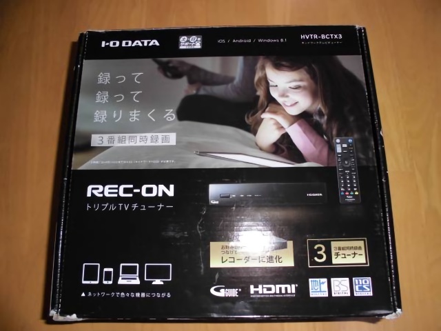 IODATA 録画テレビチューナー REC-ON 【HVTR-BCTZ2⁄E】
