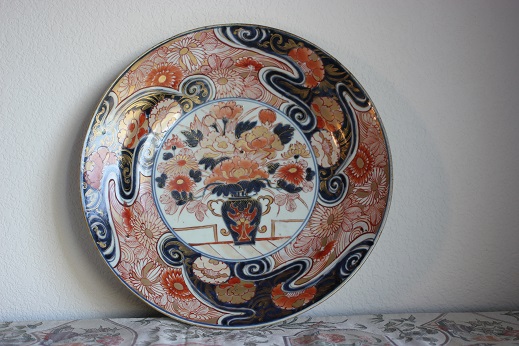 古伊万里 色絵 碗 鉢 柿右衛門手 撫子文 色絵五弁花見込