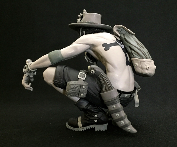 非売品 KING OF ARTIST エース モノクロ ワンピース フィギュア 希少