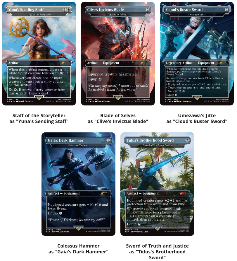 Secret Lair x FINAL FANTASY 日本語 2種セット MTG Secret Lair x