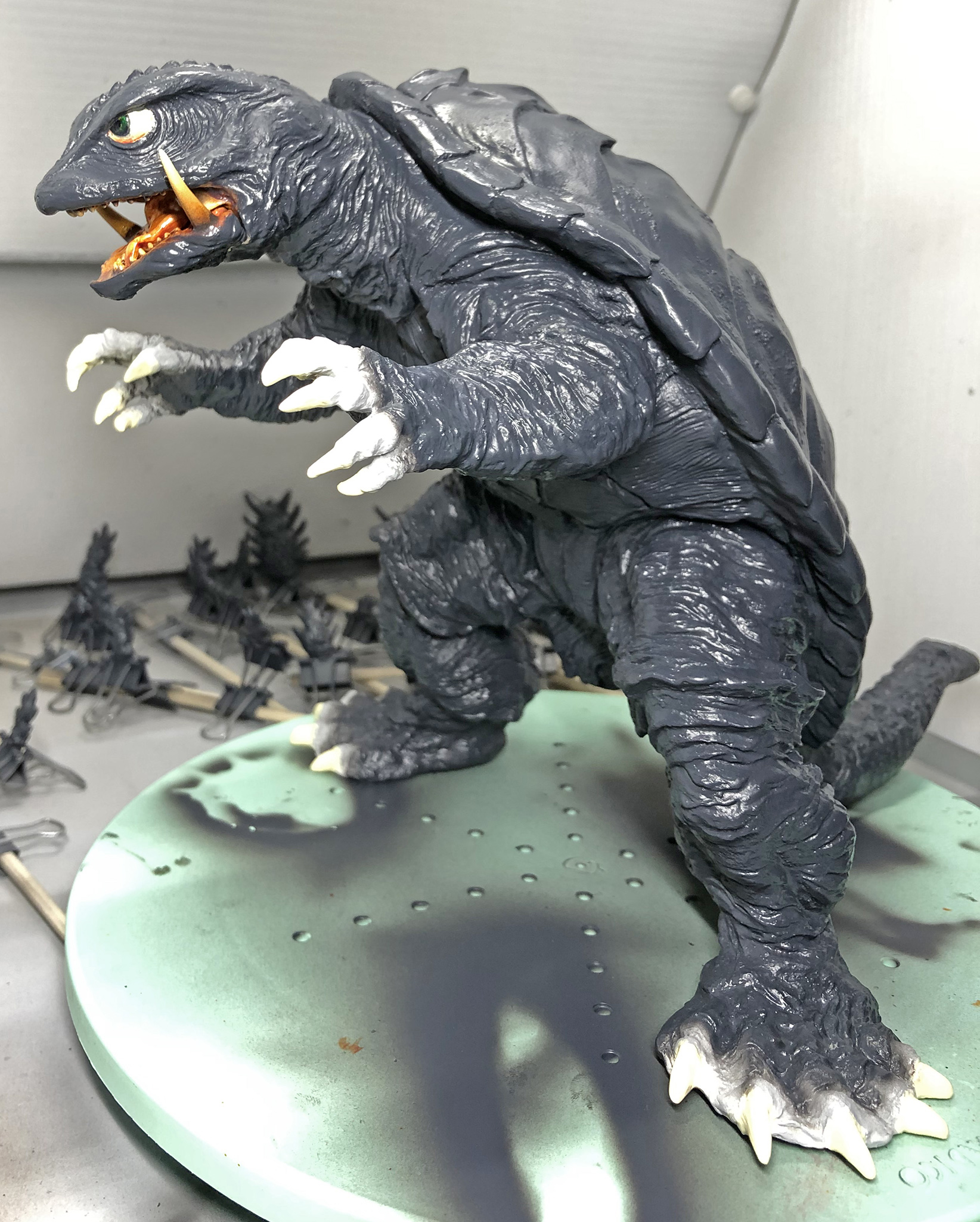 マックスファクトリー ガメラ1995 ソフビキット 塗装済・完成品 絶版・希少