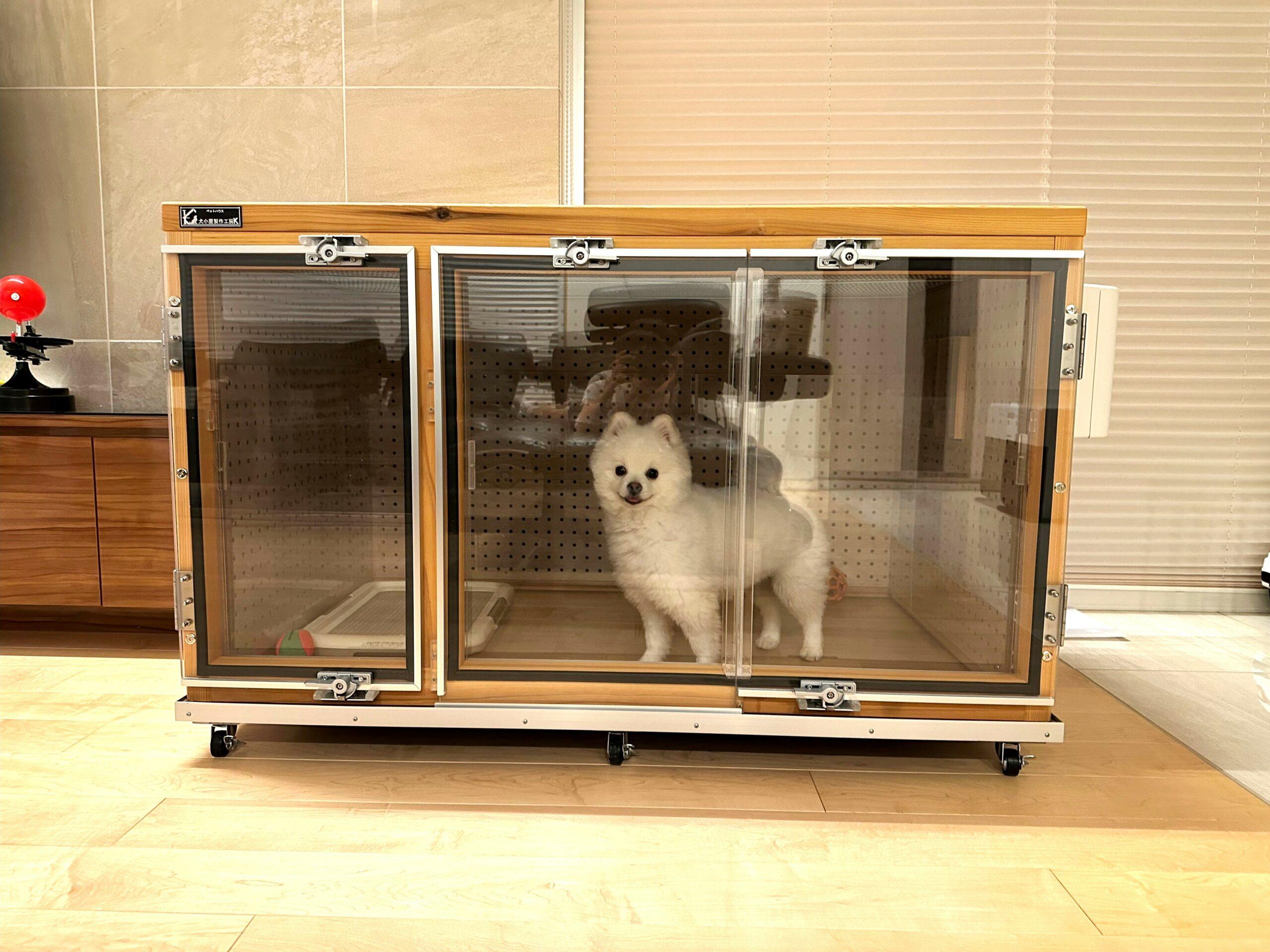 犬小屋製作工房K 小型犬用 防音ケージ