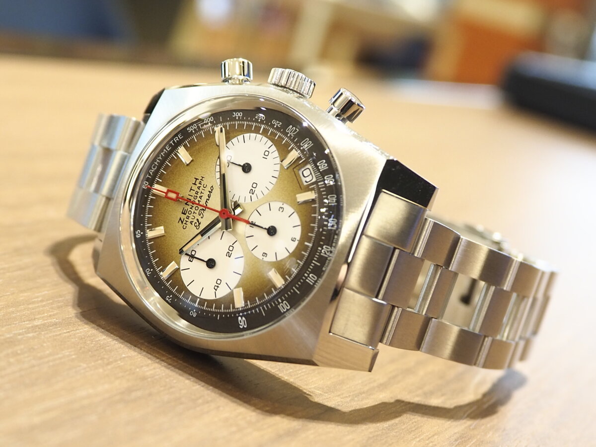 ゼニス ヴィンテージの雰囲気漂うグラデーションダイヤルの「クロノ