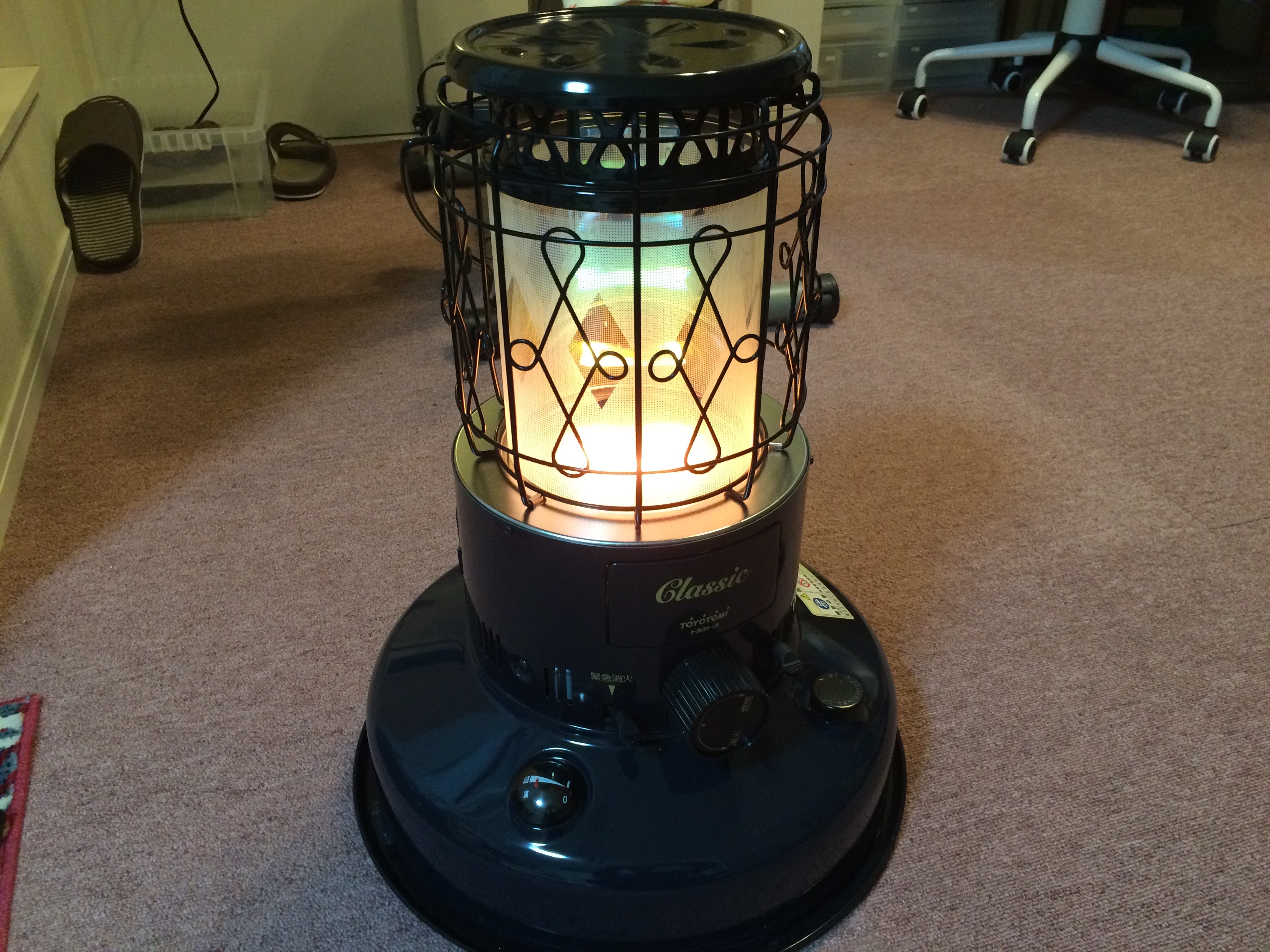 石油ストーブ：TOYOTOMI トヨトミ レインボー クラシック CL-25E を