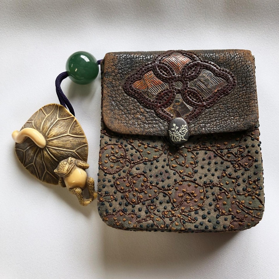 根付け 煙草入れ 江戸期