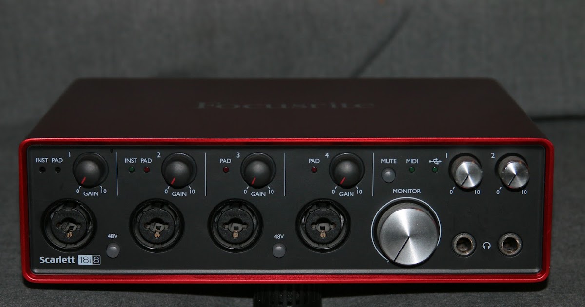 DTM・DAW focusrite 18i8 Gen2 DTM・DAW focusrite 18i8 Gen2