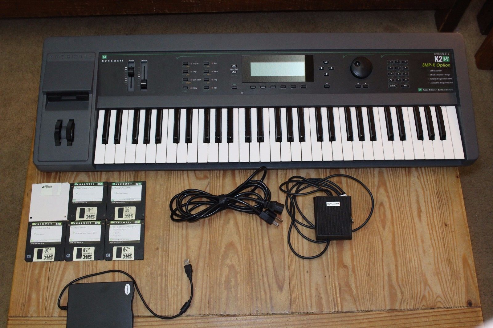 MATRIXSYNTH: Kurzweil K2VX (K2000) Synth/Sampler Maxed Out w/ Extras