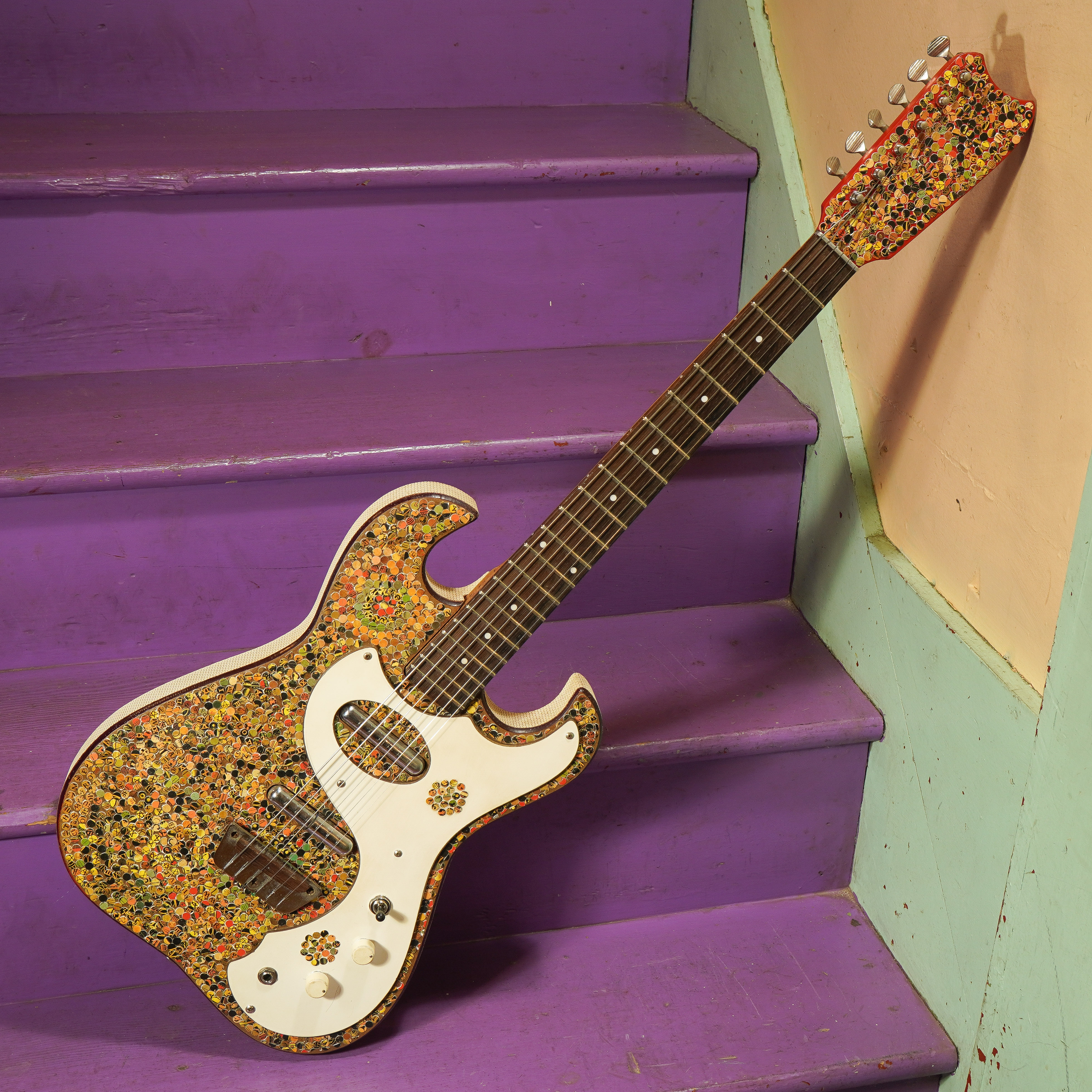 1960s Silvertone 1457 (Danelectro-made) Jamie Seerman Art Electric