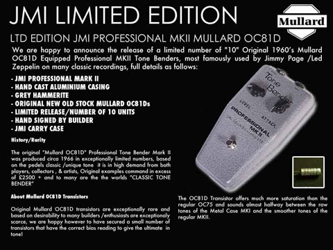 Buzz the Fuzz - all about Tone Bender: JMI - Tone Bender