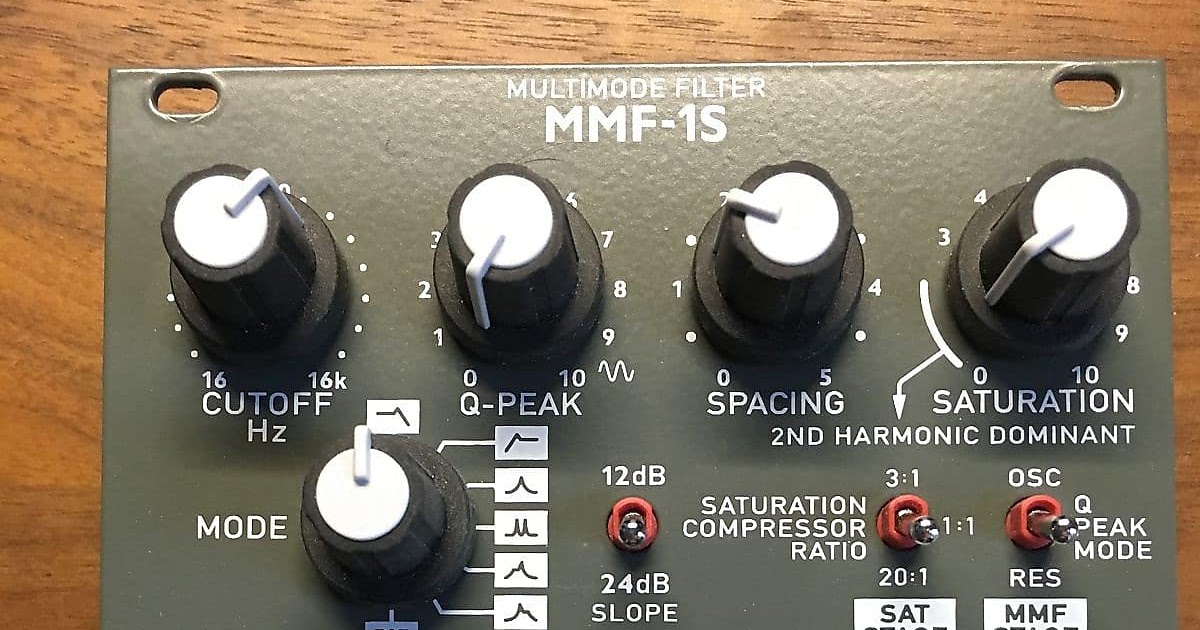Cwejman MMF-1S multi mode filter (モジュラーシンセ， ユーロラック)