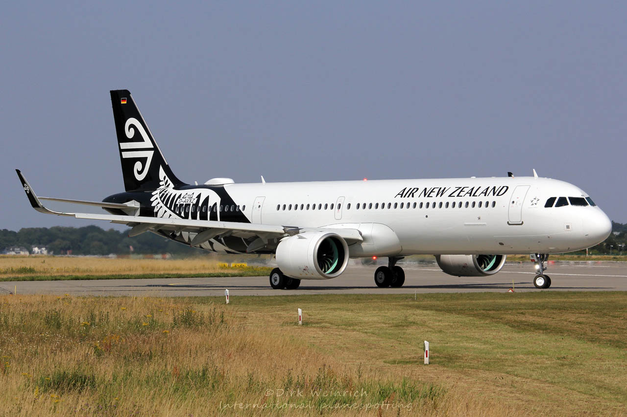 ぬん Airbus Hamburg Finkenwerder News: A321-271NX, Air New Zealand, ZK