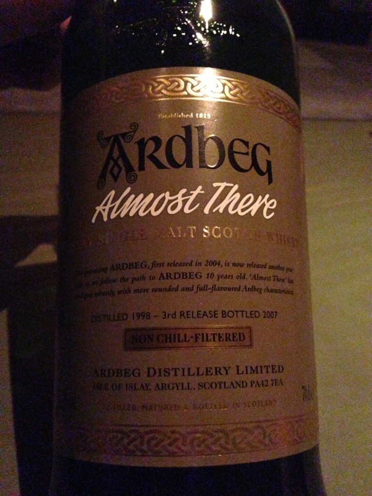 そのウィスキーをもう一杯: レビュー：アードベッグ 9年 ～もうすぐ着く～
