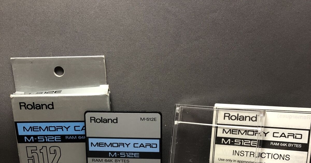 Roland M-512E メモリーカード 【公式通販】