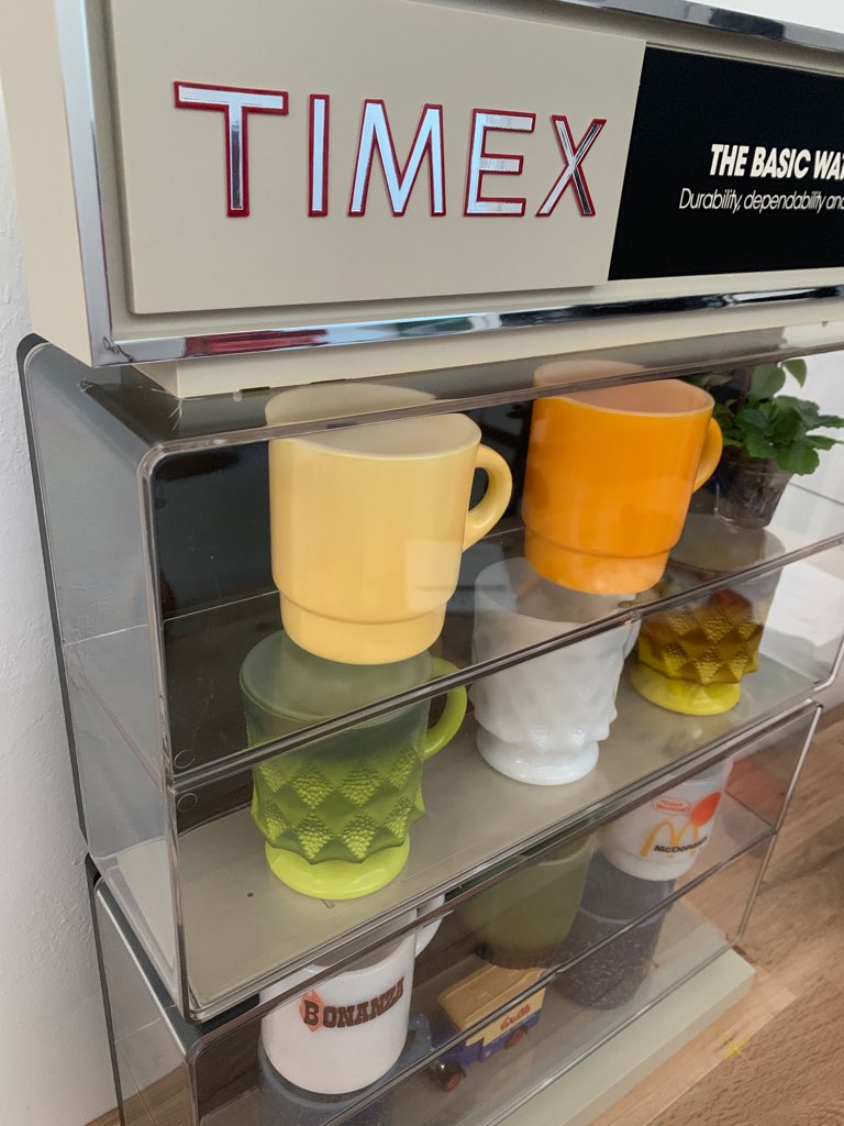 Rare Vintage ビンテージTIMEX照明付きディスプレイケース [gopd-791