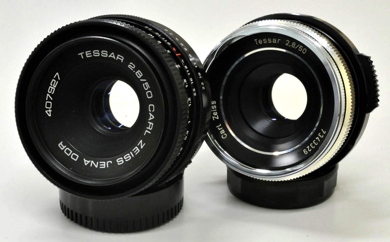 M42 MOUNT SPIRAL: Carl Zeiss Jena TESSAR 50mm/F2.8 and Carl Zeiss