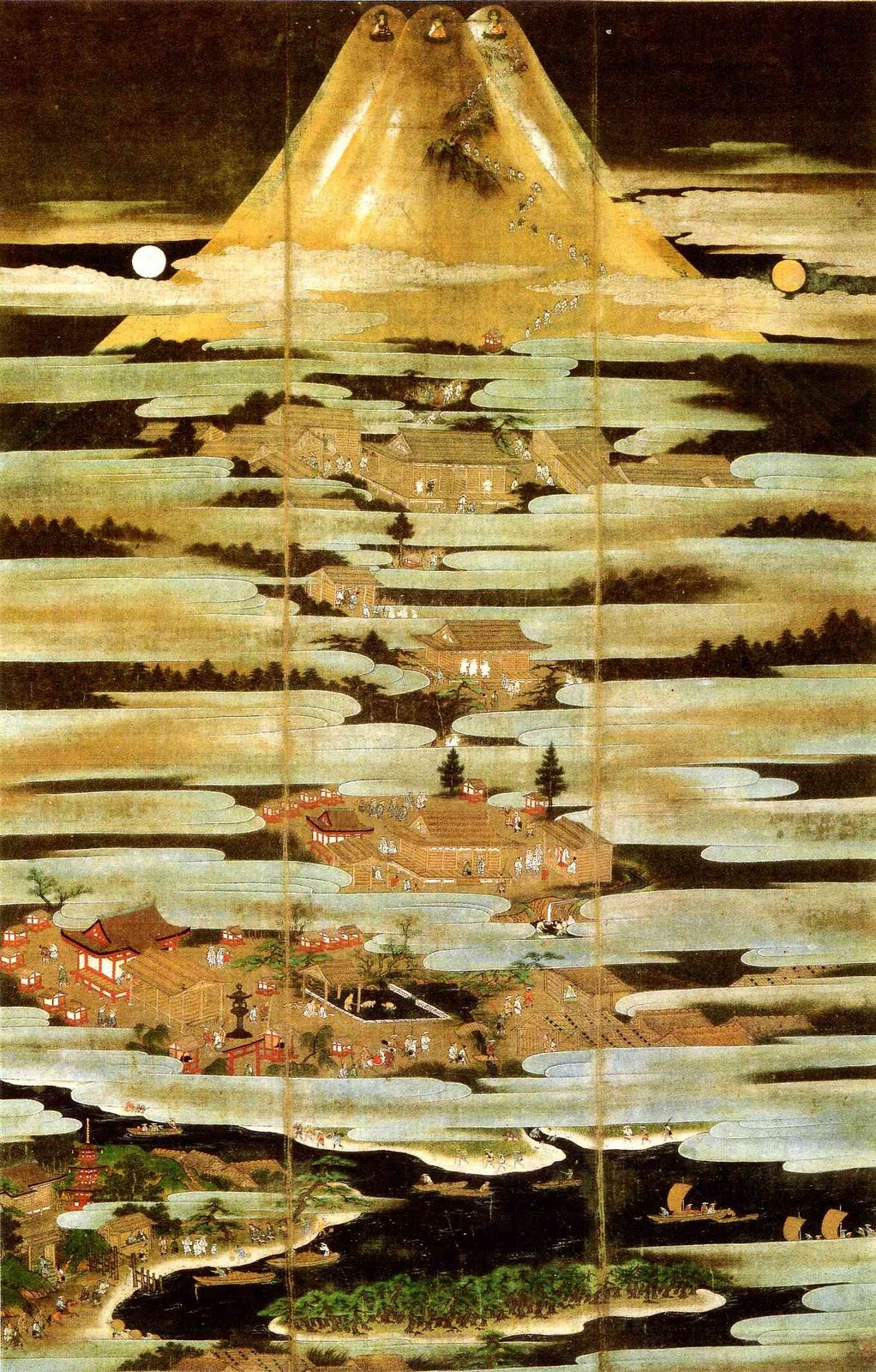 空飛ぶ画家糸川裕志のポップアートの富士山曼荼羅の一点です。アクリル