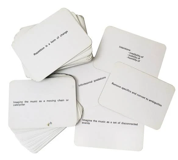 斜め上の戦略 「Oblique Strategies(オブリーク・ストラテジーズ