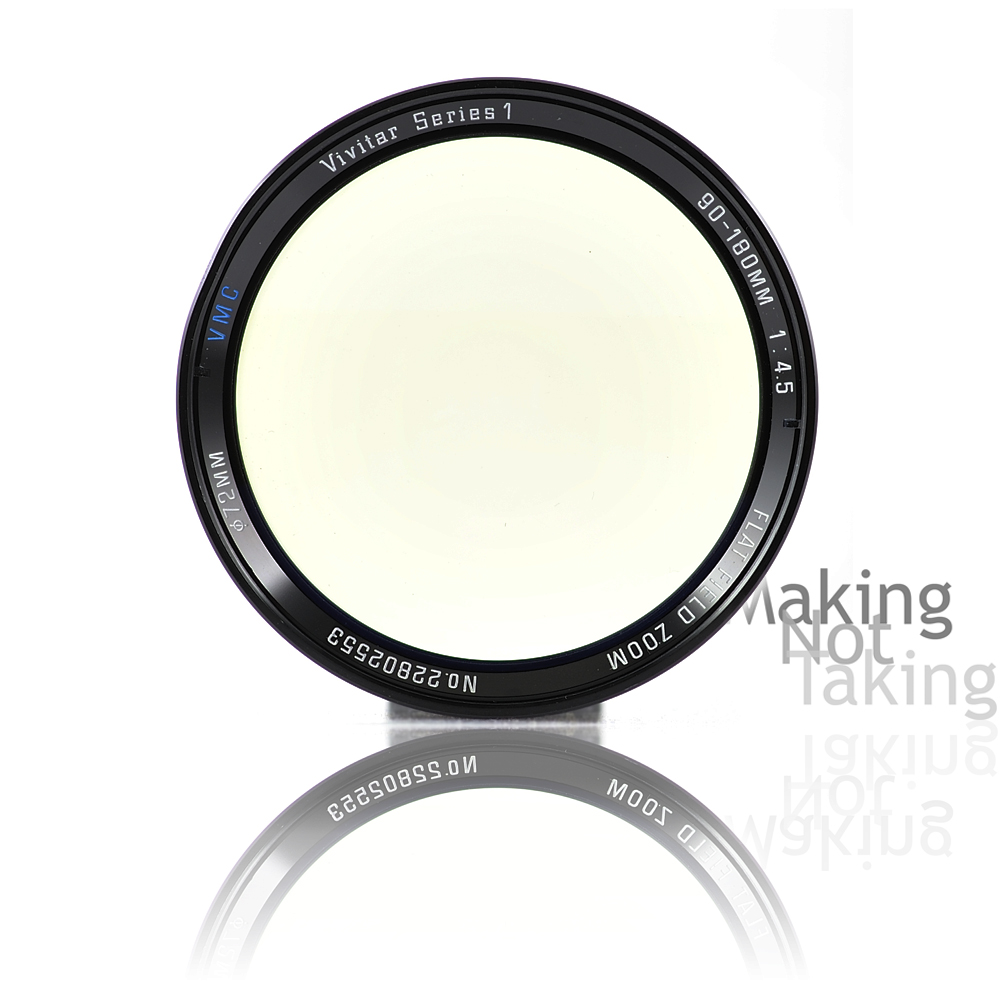 Making Not Taking: Vivitar Series 1 90-180mm f/4.5 Flat Field