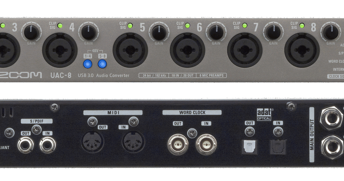 ZOOM UAC-8 オーディオインターフェース