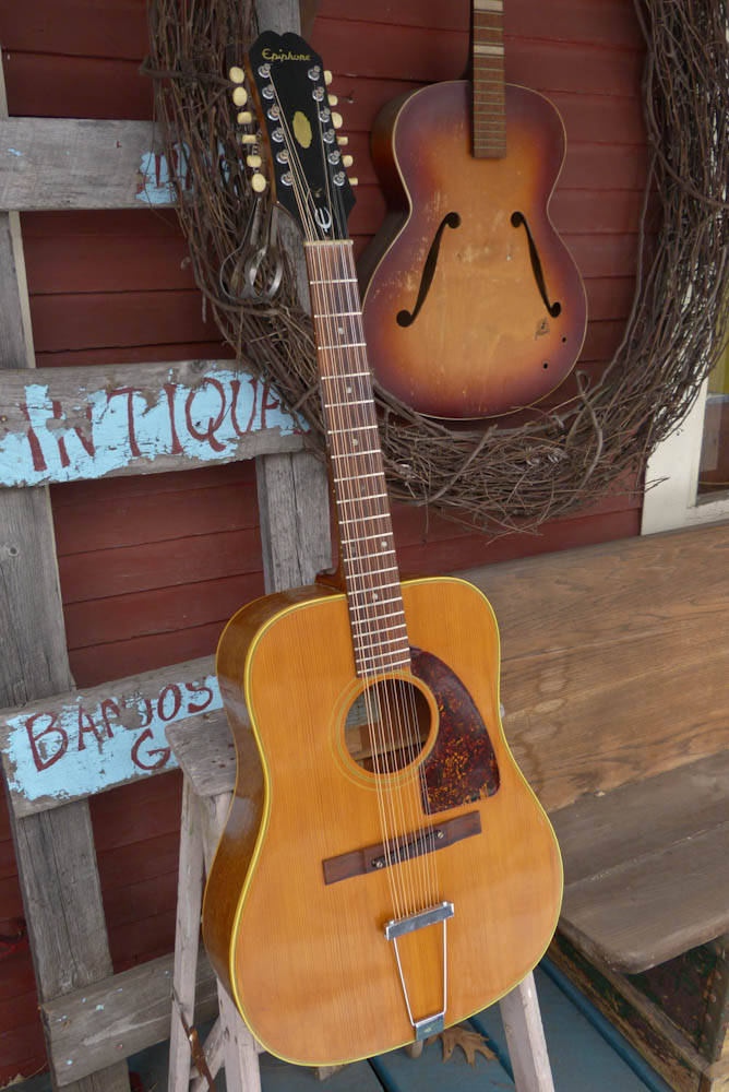 希少1967 エピフォン ft112 gibson b-45-12 カラマズー製 希少1967