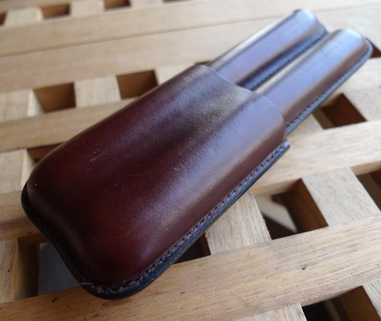 sthkzn: Hans Øster ペンケース 筒型二本挿し