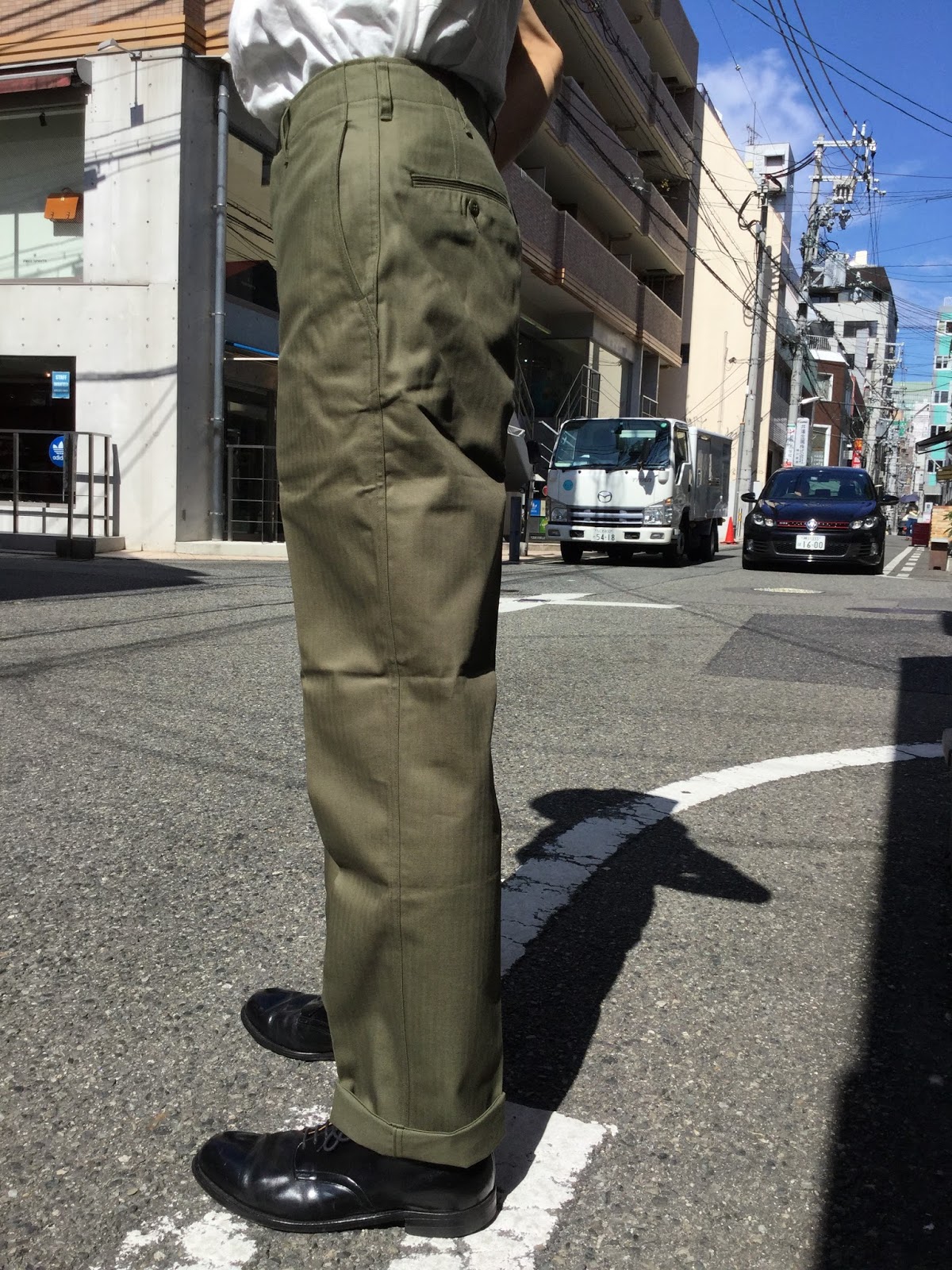 ANATOMICA】CHINO 2 HBT OLIVE