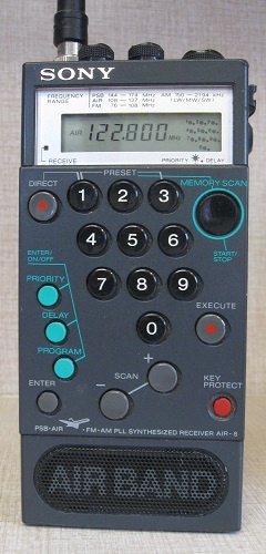 希少レア商品 SONY ソニー AIR-7 AM/FM/AIR ハンディ受信機 通電確認済み
