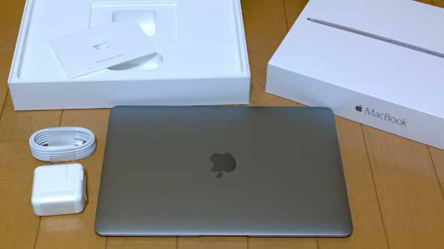 Apple MacBook 12inch グレイ 薄型ノートPC 持ち運びに 仕事用ノートPC