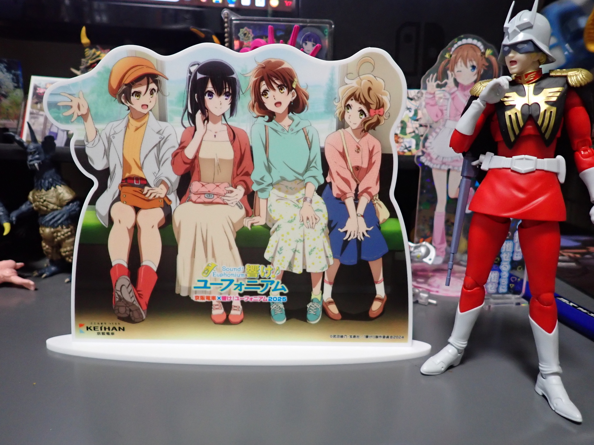 響け！ユーフォニアム 京阪 ミニチュア等身大パネル 当選品 黄前久美子