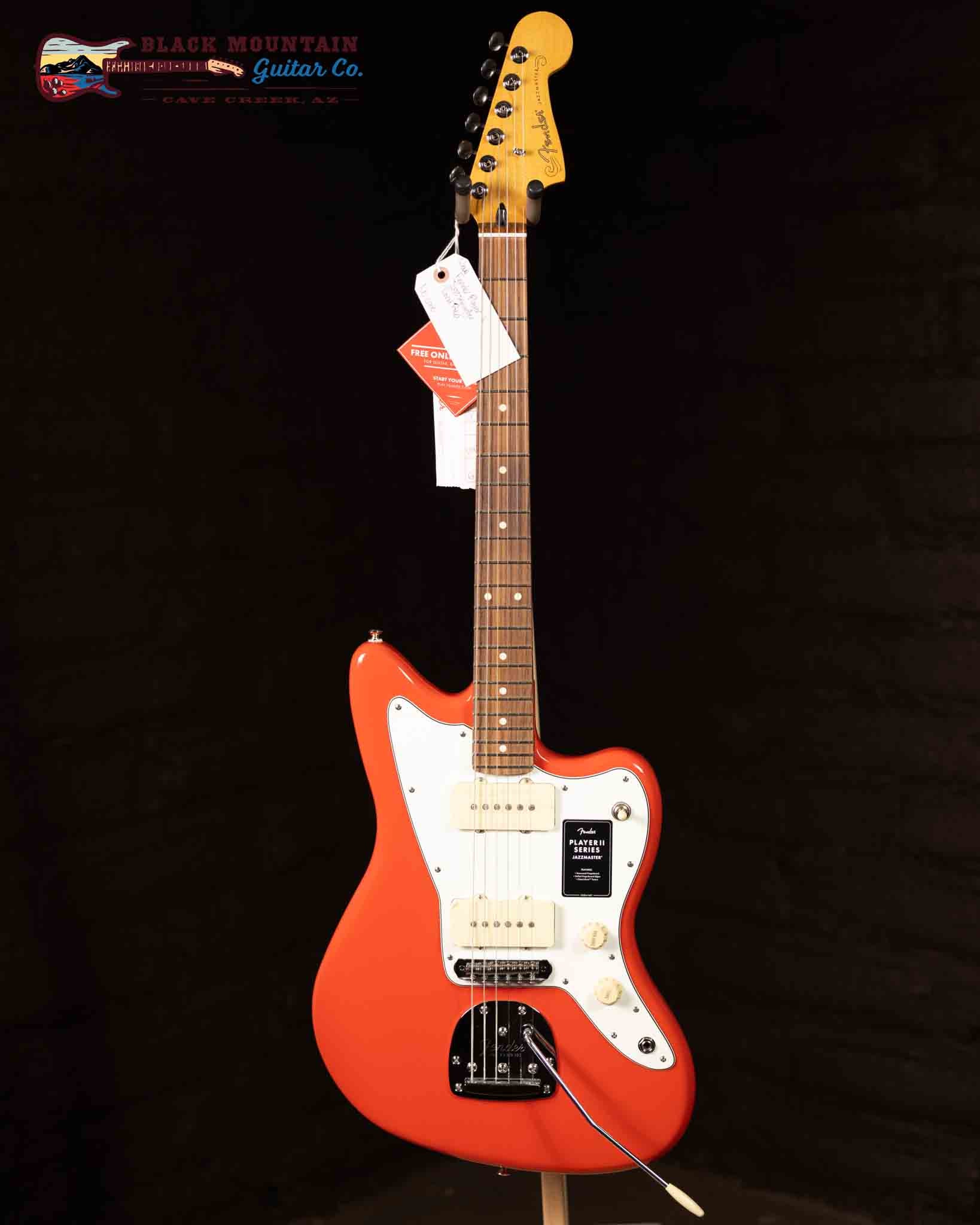 Fender Player II Jazzmaster Coral Red (New)| Black Mountain Guitar Co