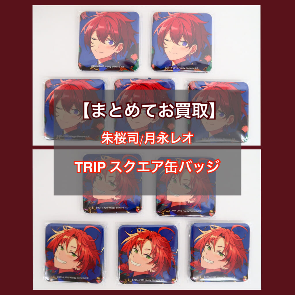 あんスタ アルバム 缶バッジ スクエア缶 TRIP 月永レオ まとめ売り 20