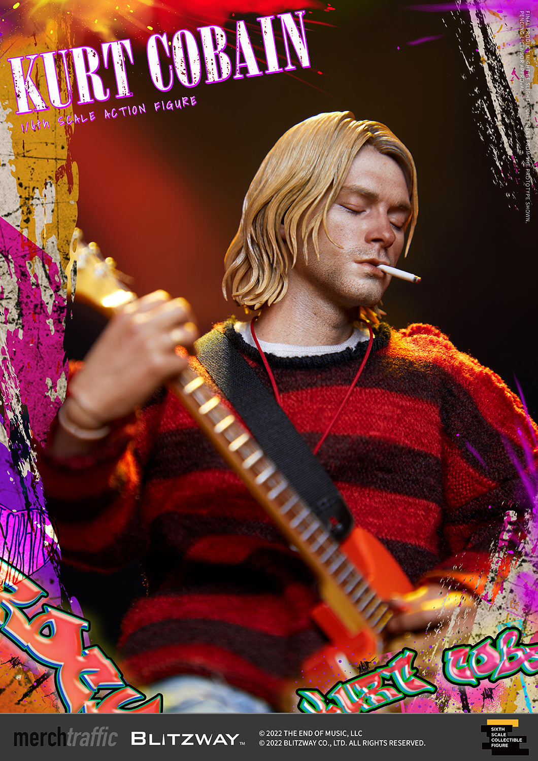 1/6 スケールアクションフィギュア カート・コバーン – BLITZWAY JAPAN