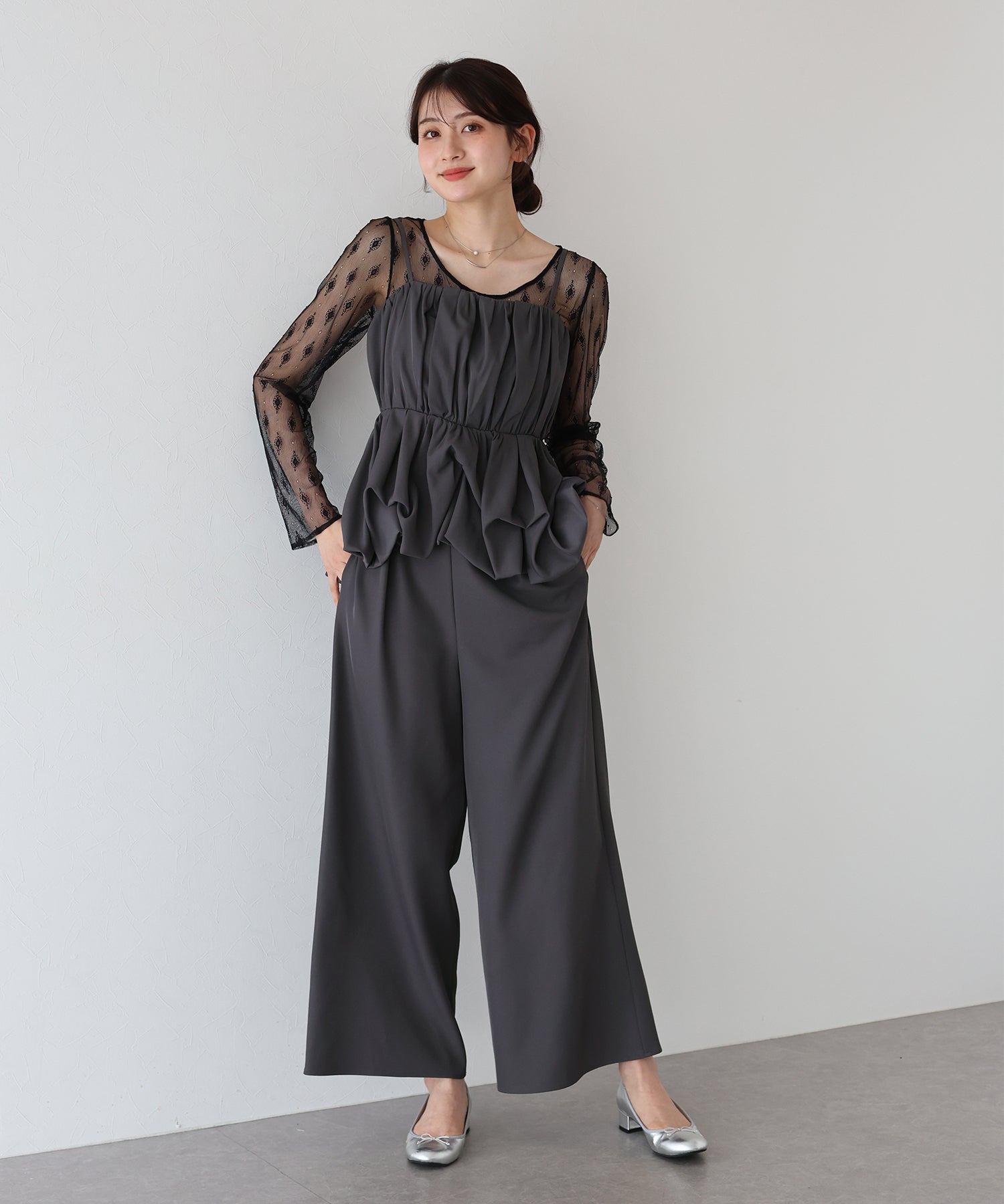 バルーンキャミパンツドレス3点セット – BLUE ONLINE