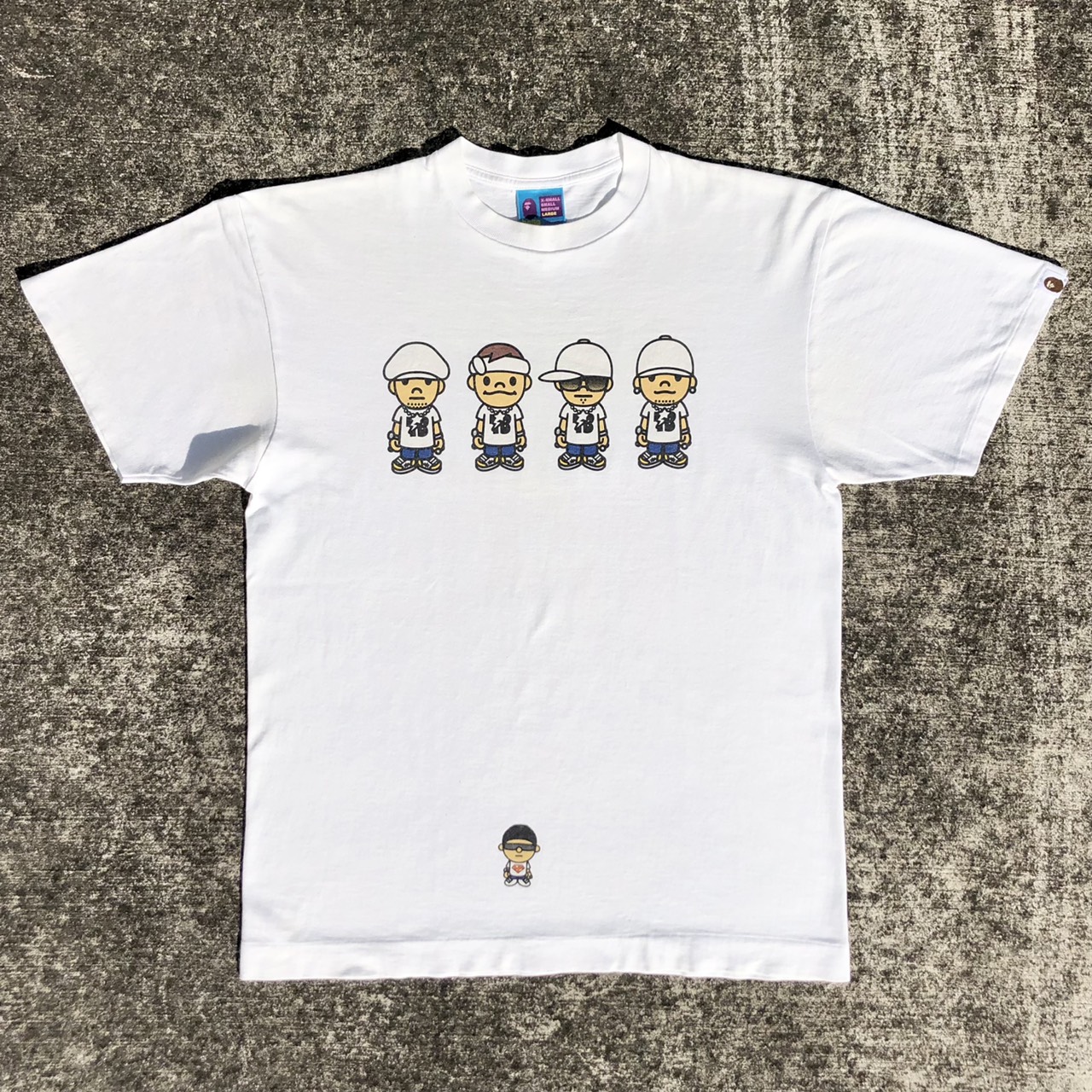 A BATHING APE TERIYAKI BOYZ Print Tee - blue room