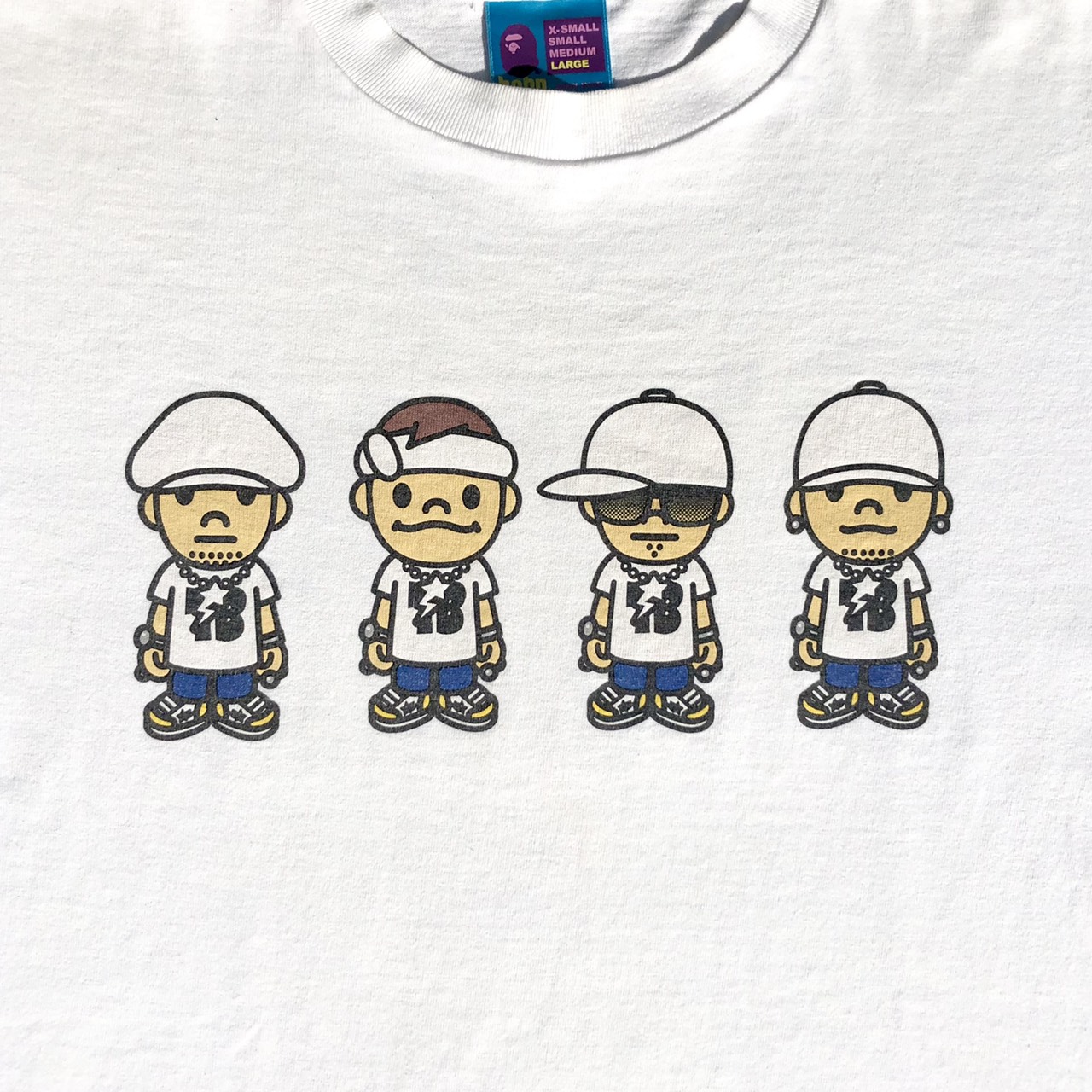 A BATHING APE TERIYAKI BOYZ Print Tee - blue room