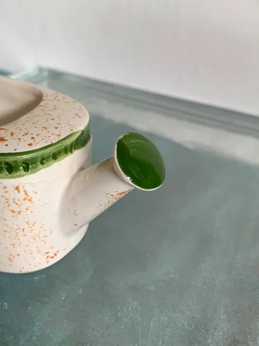 オランダ 80s ジョウロ 陶器 置物・小物入れ ヴィンテージ | Blue