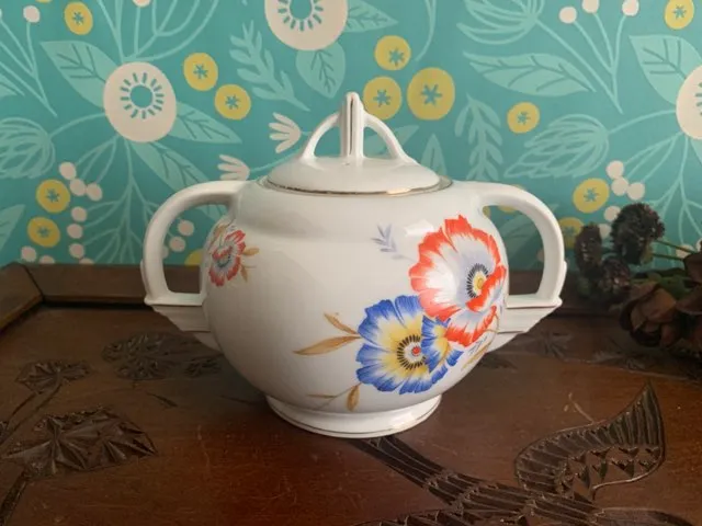 希少 チェコスロヴァキア時代 高級 ティーポット ヴィンテージ